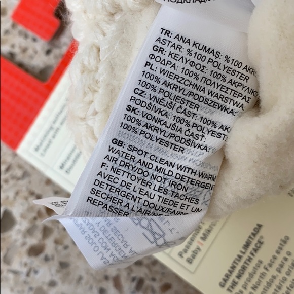 The north face baby  cable minna mitt - Picture 6 of 8